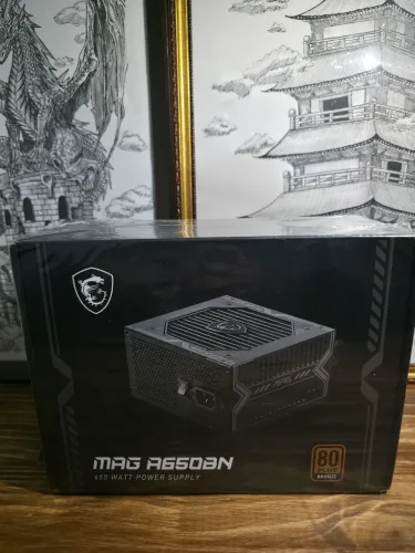 [NOVO] Fonte 650w A650BN 80 Plus Bronze (MSI)