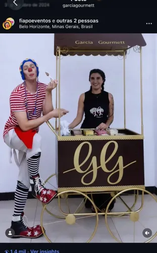 Carrinho de festa/brigadeiro