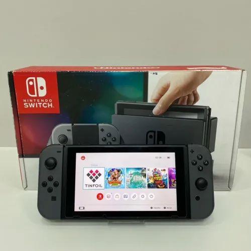 Nintendo switch cinza Desbloqueado + JOGOS