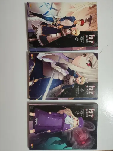 Mangá Fate stay night volume 11, 13 e 14