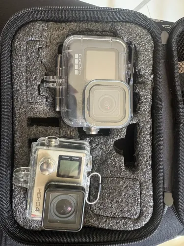Go pro Hero Black preto + Go pro here 4 brinde