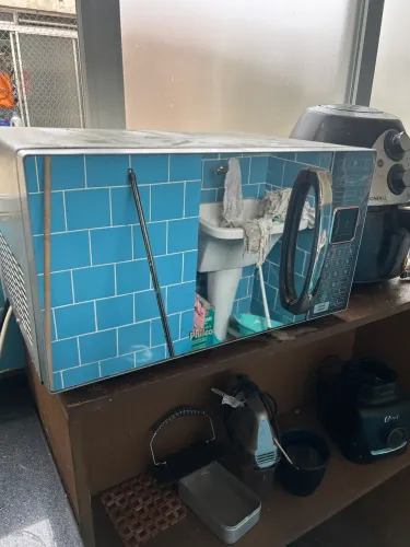 microondas electrolux espelhado