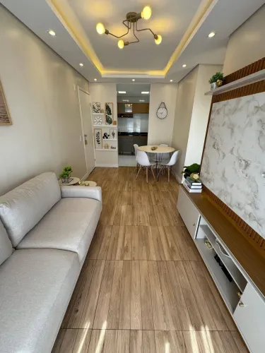 Apartamento2 dormitórios, semi mobiliado, no Condomínio Germânia Life, Santos Dumont, São