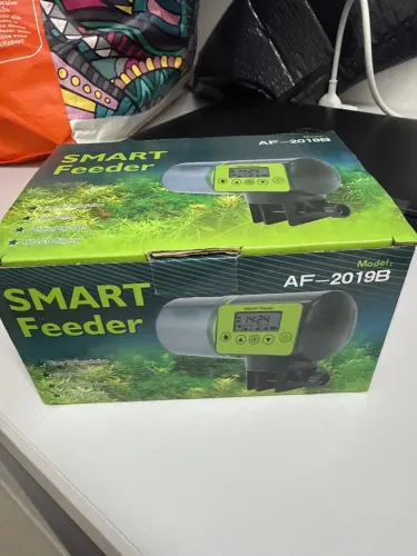 Alimentador Automático Digital AF-2019B para Aquário - Novo na Caixa