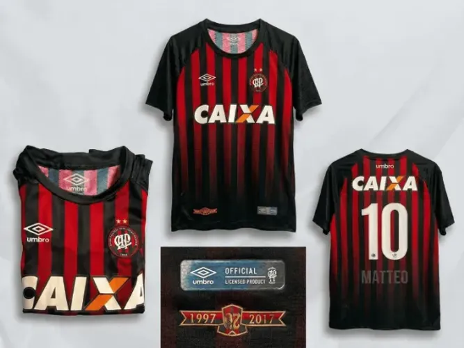 Camiseta Oficial Athletico Paranaense - Peça Exclusiva / Colecionador