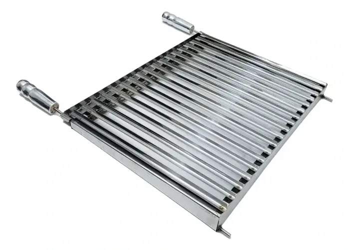 grelha de churrasco argentina 70x50 inox 