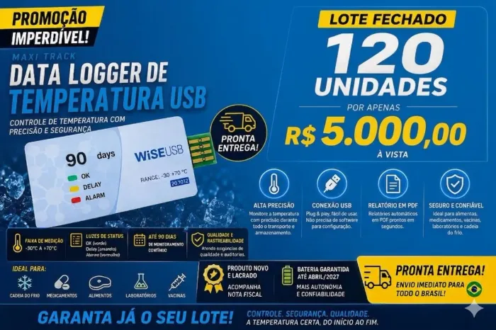 Termógrafo Wise-USB Maxxi Traker.