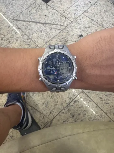 Relógio Citizen C300 World Time Cronógrafo - Vintage