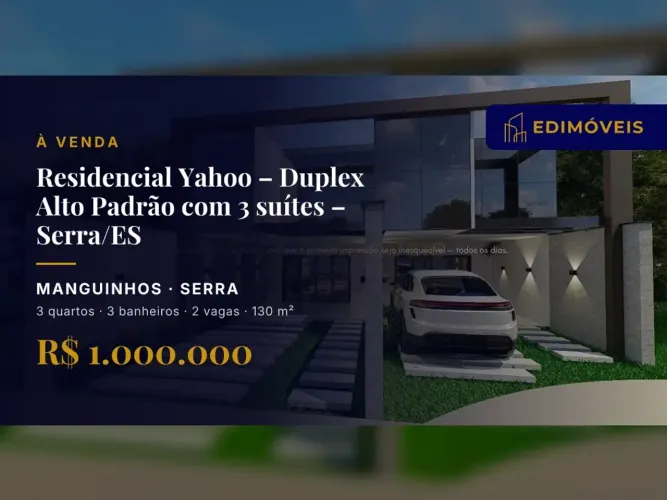 Casa 3 suítes em Manguinhos, ideal para quem busca conforto e tranquilidade