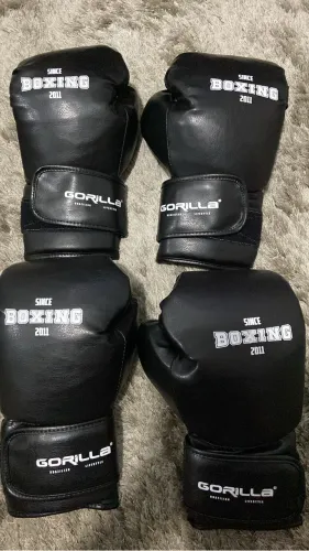 Luva Boxe Muay Thai Gorilla Unissex Treino Proteção