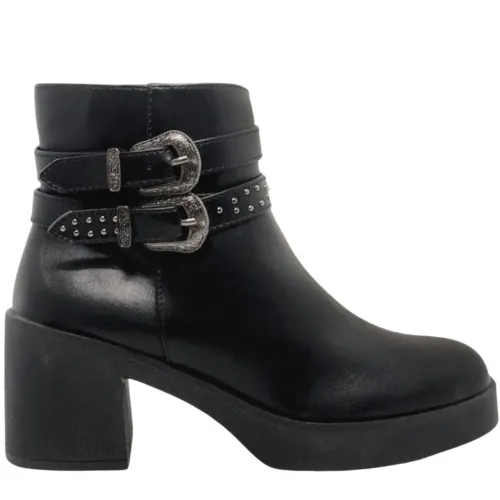 Bota coturno Ana Castela (cano baixo) estilosa