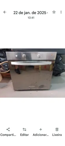 Forno embutir Brastemp.