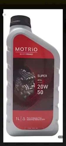 2 litros de óleo motrio 20w50