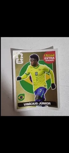 Figurinha de Vini Jr Legend Ouro