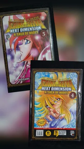 Next Dimension 4 e 5 Mangá Cavaleiros do Zodíaco JBC