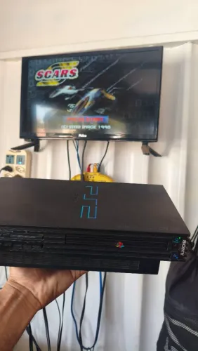 PS2 FAT modelo 5001 completo com lacre de revisão ainda lendo jogos de ps1 e PS2