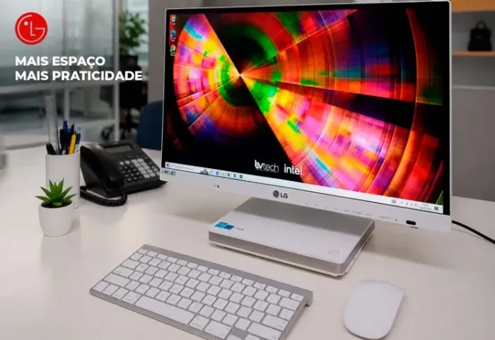 All in One LG 24 - Intel Core i5 - 8Gb Ram - 240Gb SSD + Garantia - Parcele até 12x