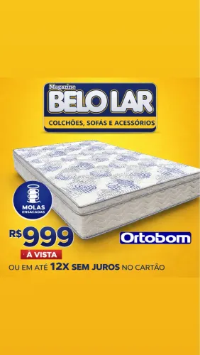 Colchão Ortobom molas ensacadas de casal