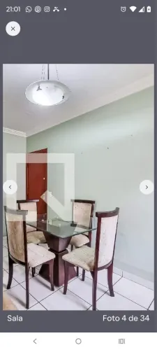 Mesa para 3 cadeiras