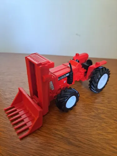 Carrinho trator com alavanca que move