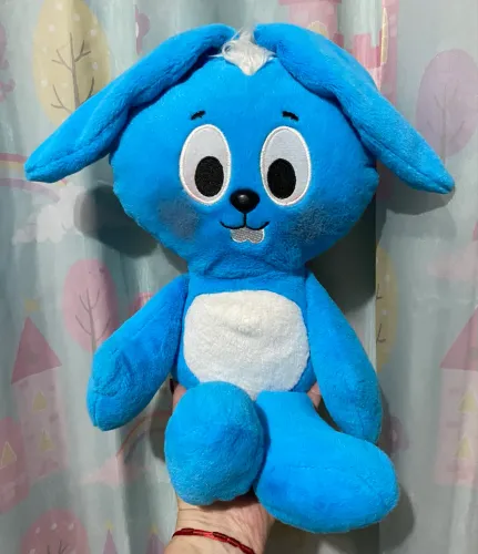 Pelúcia Coelho Azul Grande (COELHO DA MÔNICA)