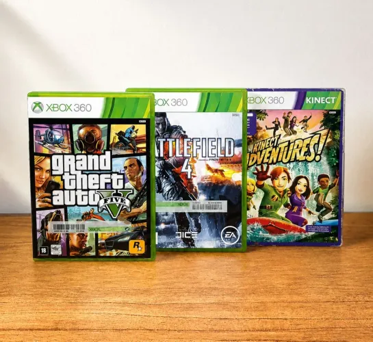 GTA 5 - BATTLEFIELD 4 - KINECT ADVENTURES | XBOX 360