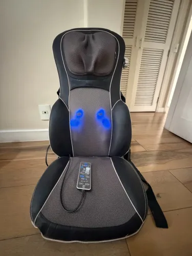 Massageador Portátil Relaxmedic 3 Programas De Massagem 4 Motores Rm-as8187a Bivolt