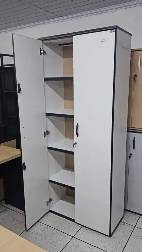 Armário Alto de MDF, 2 Portas, Prateleiras Reforçadas, NOVO, Fabricamos de MDF