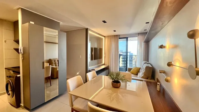 Apartamento para Locação em João Pessoa, Tambaú, 2 dormitórios, 1 suíte, 2 banheiros, 1 va