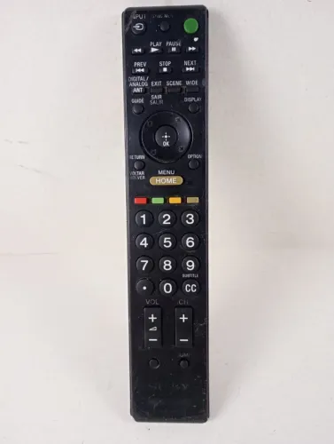 Controle Remoto Original Sony TV Bravia LCD (Funcionando 100% + Tampa Traseira)
