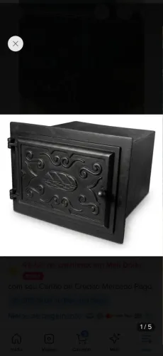 Forno para fogão a lenha.