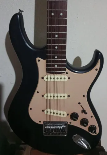 Guitarra stratocaster Cort G50 Destro preta