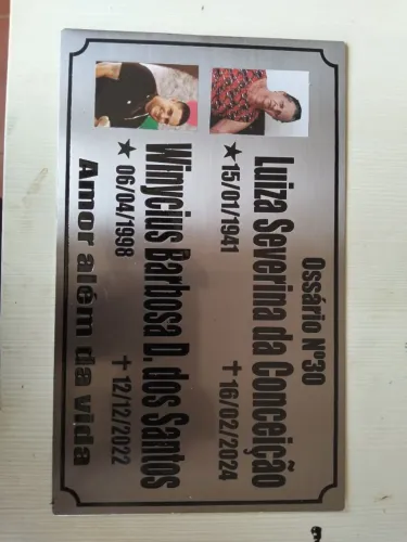 Placas para Jazigos