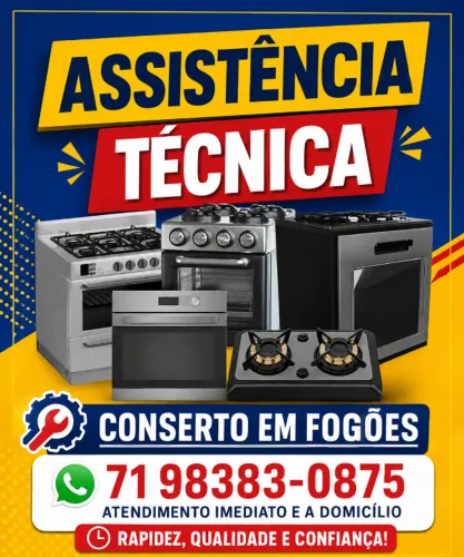 FOGÃO FAÇO CONSERTO E MANUTENÇÃO