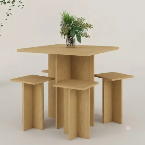 Mesa com 4 banquetas