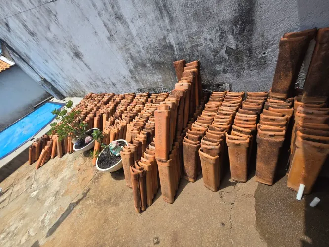 Vendo telha Plan usada 1100unidades