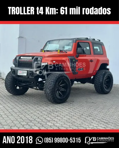 Troller T-4 4X4 3.2 20V TDI Cap. Rígida Diesel 2018