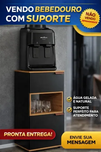 Bebedouro e suporte para bebedouro