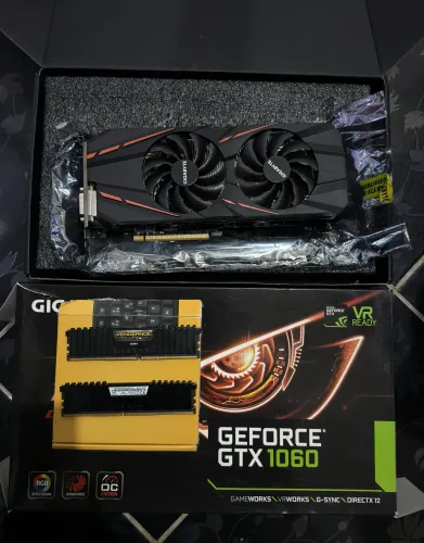 GTX 1060 6GB + Memória RAM 8GB (2x4GB) DDR4 2400MHz