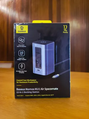 Hub USB-C Baseus Nomos Spacemate 12 em 1 NU1 Air Multiportas Notebook MacBook Lacrado