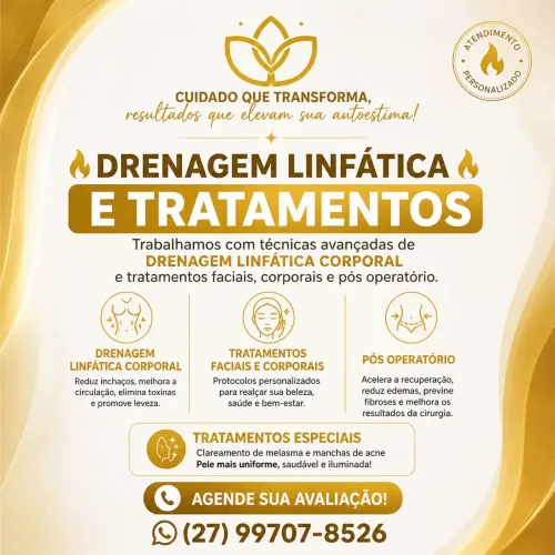 PROMOÇÃO TRATAMENTOS CORPORAL E FACIAL.
