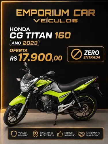 Honda CG 160 Titan 40 Anos 2023/2023 - Baixa KM 5640!