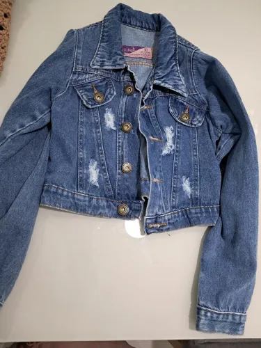 Jaqueta Jeans Ritryck Tamanho 10