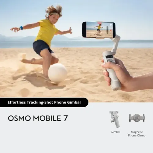Estabilizador gimbal DJI Osmo Mobile 7 - Novo, Original, Anatel