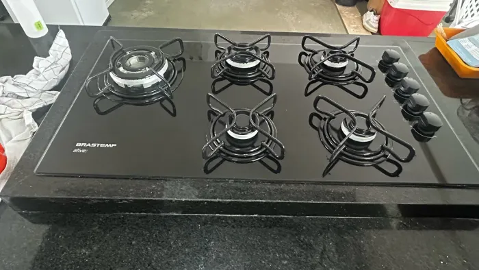 Cooktop Brastemp Ative 5 bocas Gás GLP