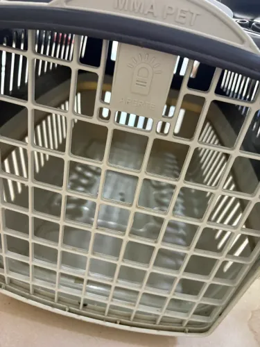 Caixa de transporte n 4 + bandeja sanitária para pet