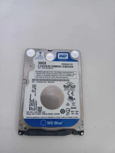 HD Notebook Slim 500 GB Western Digital / Garantia