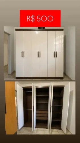 2 Guarda-Roupas + Armário de Cozinha - Excelente Estado