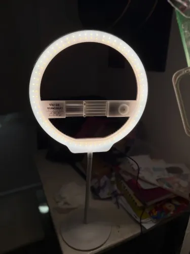 Ring Light de Mesa Yongnuo YN128 Profissional - Bicolor com Regulagem (Dimmer)
