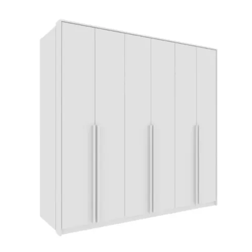 Guarda Roupa Super-Master 6Pts 6Gvs Neve TCIL - Entrega Rápida! 